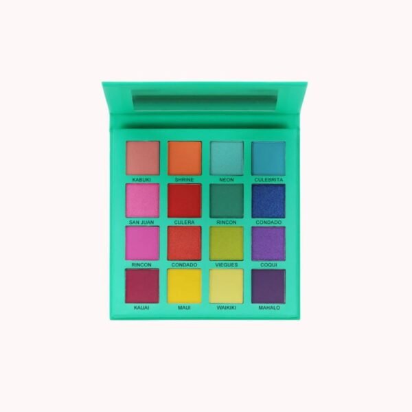 16-Color Book-Shaped Eyeshadow Palette - 图片 2
