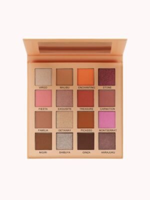 16-Color Book-Shaped Eyeshadow Palette