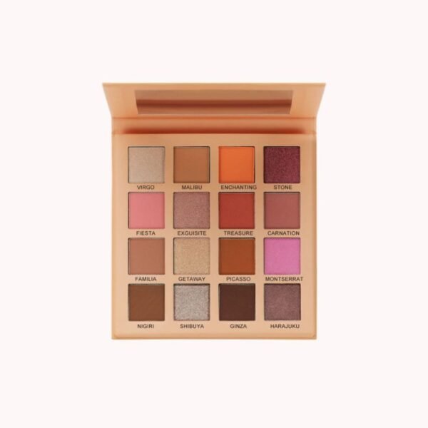 16-Color Book-Shaped Eyeshadow Palette