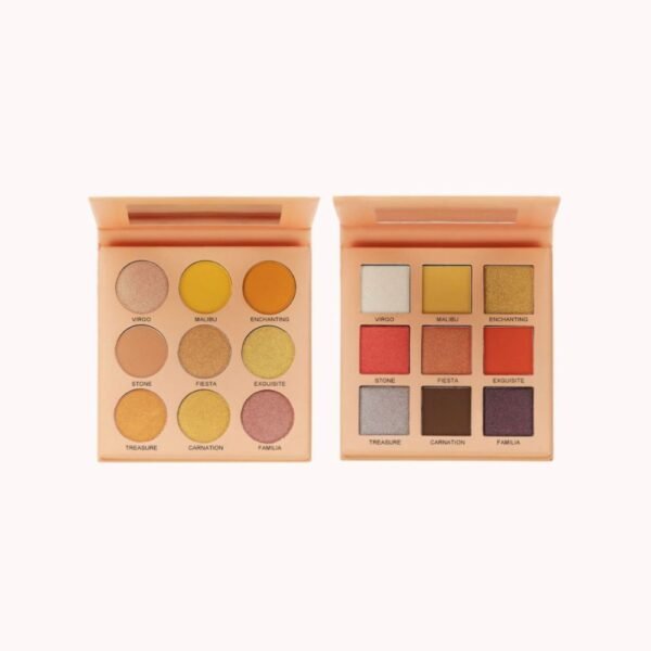 9-Color Book-Shaped Eyeshadow Palette