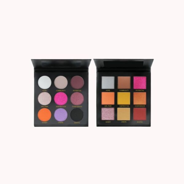 9-Color Book-Shaped Eyeshadow Palette - 图片 3