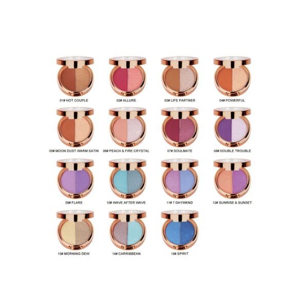 2-Color Eyeshadow Palette - 图片 4